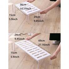 1 szt. Wielofunkcyjny dwuwarstwowy stojak na buty, oszczędzający miejsce, domowy, salonowy, do przechowywania butów, do przechowywania butów z tkaniny, przytulne wymagania domowe