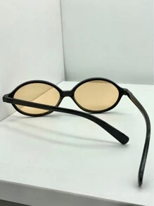 1 stuk ovale retro kleine montuur damesmode modebrillen modebrillen voor vrouwen dames zonnebrillen strandaccessoires vintage Y2k voor zomer strandvakantie, buiten, reizen preppy stijl voor terug naar school