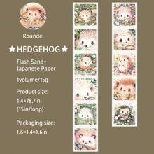 have a good day 1 卷 78.74 英寸（200 厘米）可爱小动物和花朵贴纸卷美学规划师 DIY 手机壳艺术个性化笔记本笔记本办公和学校用品 - 1卷 - 查看 13