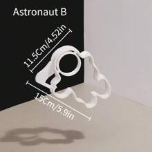 1 Khuôn thực phẩm Space Series, Khuôn tạo hình trứng chiên cho trẻ em, Khuôn làm bánh & bánh quy bằng silicon sáng tạo cá nhân hóa cho nhà bếp - Nhiều màu - Xem 6
