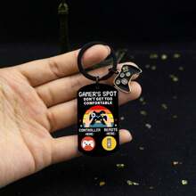 1 件星球大战酷炫战争礼物，适合游戏爱好者，游戏手柄钥匙扣，适合青少年男孩游戏玩家，趣味游戏玩家，生日礼物，适合朋友兄弟、男朋友、丈夫，生日礼物，圣诞礼物 - 黑色 - 查看 7