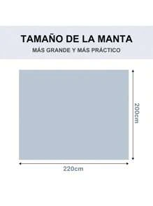 Cobijas Matrimonial Con Patrón De Rayas Cómodo y Suave, Frazada Matrimonial De Rayas Para Cama o Sofá, para Toda Estaciones, Disponible En Muchos Colores Diferentes (200*220 cm) - Gris - Ver 10