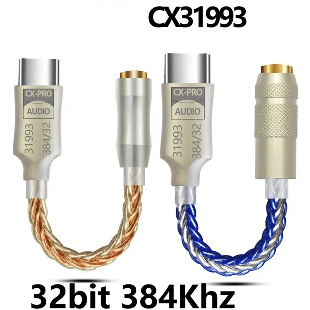 Adaptateur USB-C Vers 3,5 Mm CX31993 - Amplificateur Audio HiFi Pour Casques - Décodeur Intégré - Métal - Pour Smartphone