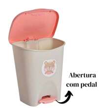 Baby 7.5 Liters Pedal Trash Can - 淺粉色 - 查看 3