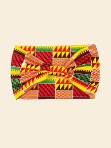 女士头巾新款女士豹纹扭纹头带，波西米亚图案弹力头带，弹力发带，适合运动、瑜伽、波西米亚派对，涤纶制成，四季时尚发饰 - 彩色 - 查看 4