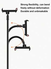 [Hot Selling] 360° Rotating Tablet Phone Stand, Spiral Base Slouchy Phone Holder, Bed Slouchy Bracket For Tablet Phone Stand, 120cm Compatible With IPhone, Android Phone, Gift For Birthday, Family, Friends 360 Degree Rotating, Bed Slouchy Stand