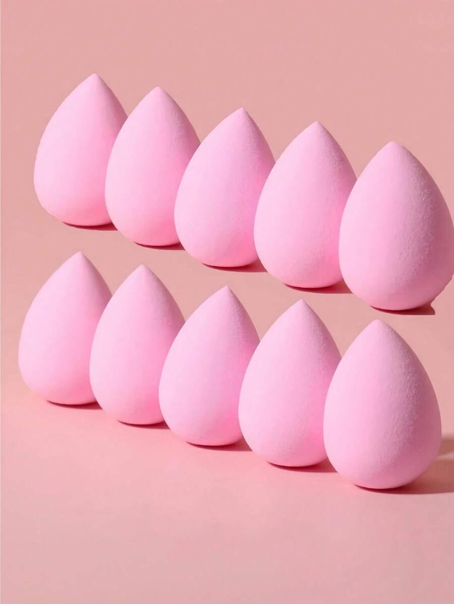 1/3pcs Large Water Drop Makeup Sponge, Makeup Blender, Dry & Wet Dual-Use Makeup Tool, Face Makeup Tool, Expands When Wet To Save Powder, Soft & Easy To Apply, Makeup Sponge, Makeup Blender, [Suitable For Concealing, Makeup Application, Christmas, Mother's Day Gift] - Multicolor - View 1