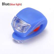 1pc 5ª geração de silicone sapo luz de bicicleta, luz frontal LED para ciclismo noite passeio aviso luz de segurança, acessórios de bicicleta