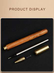 1pc/5pcs/10pcs/20pcs/30pcs Personalized Rosewood, Ebony Signature Pen, Brass Metal, Can Customize Name, Blessing, Perfect Gift For Friends, Family, Couple, Back To School, Teachers, Students! Back To School - Multicolor - View 8