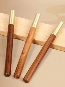 1pc/5pcs/10pcs/20pcs/30pcs Personalized Rosewood, Ebony Signature Pen, Brass Metal, Can Customize Name, Blessing, Perfect Gift For Friends, Family, Couple, Back To School, Teachers, Students! Back To School - Multicolor - View 6