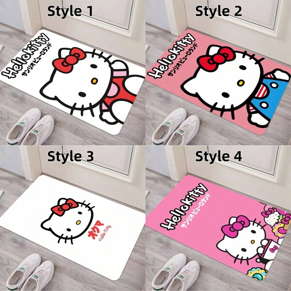 Sanrio Sanrio 1 Pc Hello Kitty Kuromi Cinnamoroll Rugs Carpet Door Mat Bathroom Mat Kitchen Mat Floor Mat Front Door Mat Super Absorbent Quick Drying Non Slip Bottom Easy To Clean Cute Soft Carpet Shower Sink Bathtub Bathroom Toilet Home Decor Hello Kitty Kuromi Cinnamoroll