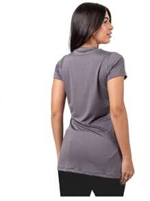 Blusa Feminina Tapa Bumbum Vest legging Fitness Academia Uv Varias Cores Lindas P ao GG - Loja da ELi - Cinza - Visão 3