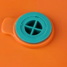 1PC Folding Small Bathtub With Cushion, Foldable And Space Saving, Portable 67x44x9.5cm - Orange - View 3