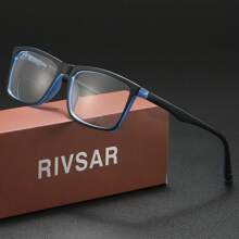 RIVSAR bifocale leesbril voor mannen en vrouwen, nieuwe klassieke vierkante stijl met kleurblokontwerp, geschikt voor lezen, zakelijk, dagelijks gebruik, unisex presbyope bril, vierkant frame met veerscharnier, geschikt voor antislipsport, anti-blauwlichtcomputergebruik, comfortabel lezen, anti-vermoeidheid van de ogen, draagbaar ontwerp past bij verschillende gezichtsvormen, zwart, grijs, 7 dioptrie-opties, geweldig cadeau voor ouders, vakantiecadeau, geschenkdoosverpakking