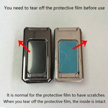 Foldable Metal Phone Stand With 360 Rotation - Multi-Angle Adjustable Kickstand - Back Clip Design - Portable And Compact - Easy To Use - Universal Compatibility Compatible With IPhone, Android Phone, Gift For Birthday, Family, Friends Phone Holder, Phone Accessories