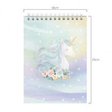 iscool Sketchbook Magic Drawing Pad 18x25 Unicorn 180g - kỳ lân - Xem 5