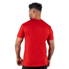 Pug Dog Casual T-Shirt Streetwear Fashion Custom Cotton Shirt New Arrival - Đỏ - Xem 2
