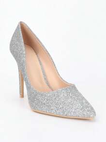 女士高跟鞋，2024 年夏季新款，裸色，性感尖头细高跟鞋时尚高跟鞋