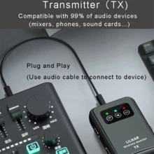 Wireless In Ear Monitor System 2.4 G Earphone Rechargeable Transmitter Receiver Support Stereo Mono Singer Studio - Multicolor - View 9