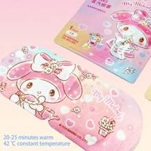 Miniso Sanrio Characters Hello Kitty 梦幻系列蒸汽眼罩（5 件），柔软无纺布，5 分钟快速加热，舒缓茉莉花香，非常适合办公室午睡和睡前放松（1 件） - 粉色 - 查看 2