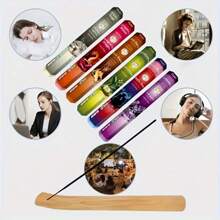 20pcs/Box Incense Stick, Air Refreshing Meditation Fragrance For Spiritual Healing, Meditation And Stress Relief, Energy Cleaning, For House Cleaning, Meditation, Yoga, Negative Energy Cleaning Aromatherapy Stick-Room Decorations, Holiday Gifts