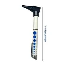 1pc Mini Diagnostic Otoscope Kit With High Resolution LED Ear Light, Portable Ear Otoscope, Ear Ophthalmoscope Pen With Light, Ear Magnifier Ear Cleaner Set Pen Light Tourch Flashlight Ear Care Ophtalmoscope Diagnostic Otoscope(No Batteries Included)