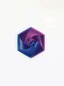 3D 打印六角螺旋玩具，适合任何场合的节日礼物 - 塑料制成，适合书桌和客厅的完美减压玩具 - 彩色 - 查看 13