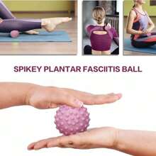 Bộ 1 quả bóng massage chân, máy massage thư giãn, máy massage cầm tay Tpe, bóng massage đậu phộng, con lăn massage, bóng massage cân cơ, bóng massage rắn, bóng massage thư giãn huyệt đạo, máy massage chân - Màu tím - Xem 3