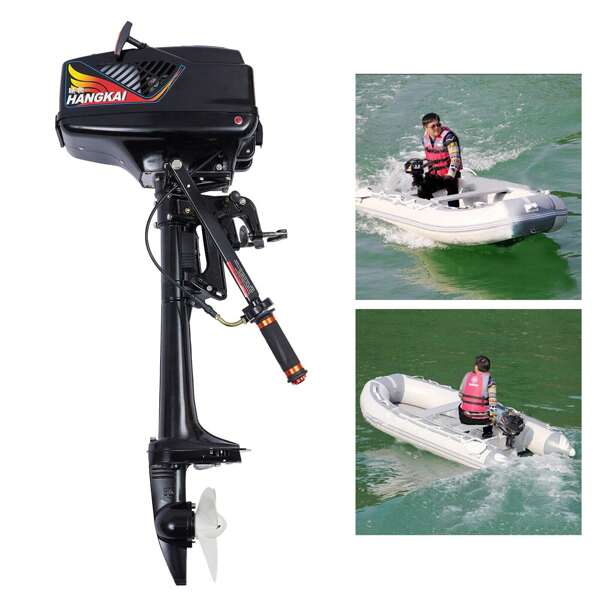 3.6HP 2-Takt-Außenbordmotor Marine Fischerboot Motor wasser gekühlte CDI