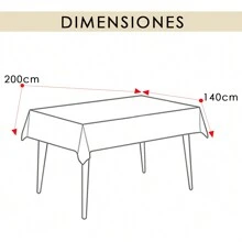 Mercury Textil Toalhas de mesa - Preto - Ver 5