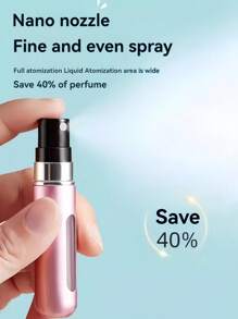 2pcs Bright Pink 5ml Perfume Bottle, Perfume Storage Bottle, Refillable Mist Spray Bottle, Reusable Small Bottle - Multicolor - View 10