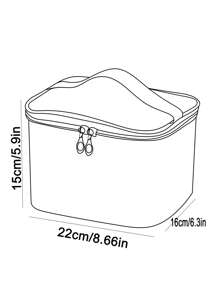 DAONIAO 1pc Travel Portable Large Capacity Makeup Bag, Cosmetic Storage Pouch, Foldable Multi-Function Organizer Makeup Travel Toiletry Organizer Essentials Gifts Storage Zipper Accessories Nail Bag, Room Decor, Bags, Makeup Bag, Travel, Make Up Bag, Travel Essentials, Organizer, Storage, Travel Essential, Makeup Organizer, Makeup Bag, Toiletry Bag, Desk Organiser, Cosmetic Bag, Make Up Bags, Makeup Bag, Travel, Makeup Pouch, Bag, Make Up Pouch, Travel Essentials, Makeup Bags, Travel Essential, Small Makeup Bag,Makeup Pouch,Cosmetic Bag,Travel Essential,Large Capacity,Large Makeup Bag,Christmas Gifts,Pouch,Travel,Gifts For Women Travel Essential,Pouch,Clutch / Small Handbag, Makeup Organizer,Makeup Organize,Pouch,Brush Holder,Mini Pouch,Large Capacity Pouch,Gifts For Women,Christmas Gifts,Gift Ideas For Women - Brown - View 6