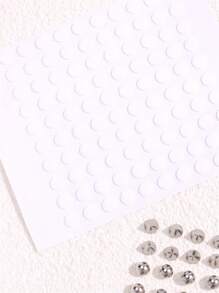 1set 20pcs 3mm Stainless Steel Geometric Ball Fake Piercing Stud Set Fake Nose Ring Stud Sticker Pack Fake Eyebrow Lip Piercing Non Piercied Body Jewelry