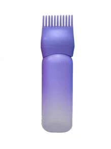 1 Piece Gradient Dye Bottle Applicator, 160ml, Hair Applicator, Hair Applicator, Hair Dye Applicator, Dye Applicator Comb, Shampoo Dye Brush, 6oz Bottle Applicator Tool, Hair Dye Oil Applicator, Bottle Applicator Brush With Graduated Scale For Essential Scalp Treatment - 彩色 - 查看 9