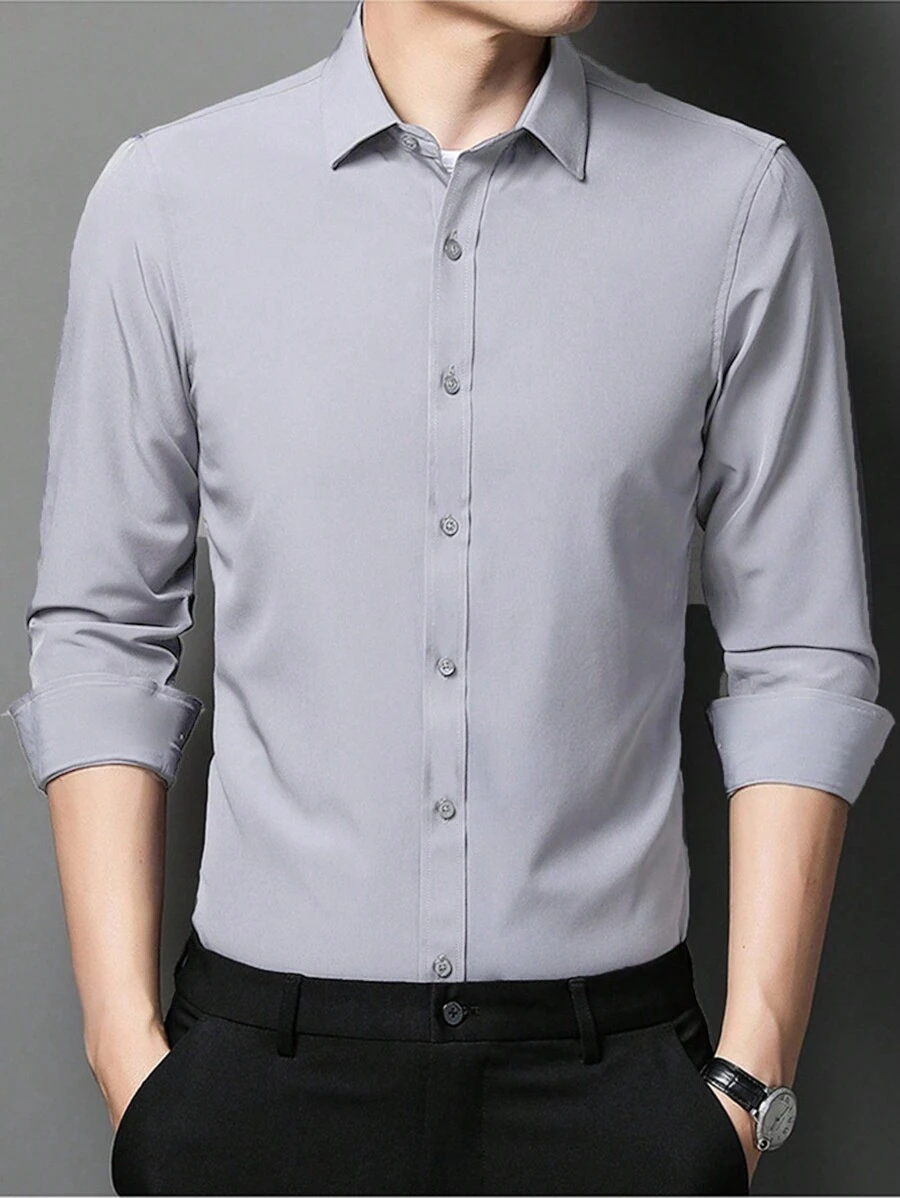 Men Shirts - Gris Claro - Ver 1