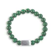 1pc Customized Beaded Bracelet With Engraved Text, Birthday/Anniversary/Holiday Gift For Friends And Family - Multicolor - View 7