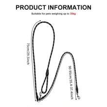 Hands-Free Versatile Dog Leash - 7.5ft Reflective, Stylish Geometric, Crossbody For Walking, Jogging