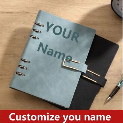 Cahier à feuilles mobiles A5 personnalisé pour les , cahier personnalisé, nom personnalisé, téléphone, cahier de travail, cahier de réunion personnalisé, cadeau, anniversaire, Noël, retour à l'école multifonctionnel, ornemental, gravé coloré, vintage, conçu sur mesure, unique, cadeaux de mariage personnalisés, cadeaux personnalisés pour femmes/hommes, blocs-notes personnalisés, cadeaux idéaux pour lui, elle, petit ami, petite amie, famille, amis, enfants, étudiants, clients, travailleurs pour les anniversaires, les anniversaires, les remises de diplômes, les mariages, l'école, les /le travail/le bureau