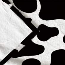 1pc Customized Personalized Fleece Blanket With Cow Picture, Soft And Cozy Flannel Blanket, Suitable For Adults At Home/Picnic/Travel, Great Gift For Friends And Family To Keep Warm - Multicolor - View 7