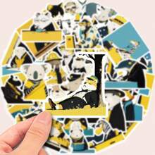 50 miếng dán hình động vật dùng cho công việc, trường học, trang trí đàn ghita, sổ tay, hành lý, máy tính, xe máy, ván trượt - Nhiều màu - Xem 4