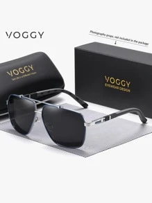VOGGY Fashion Retro Metallic Polarized Decoration Fashion Glasses, Sports Driving Outdoor Cycling Fishing Travel Party Accessory Gift Beach Accessories Glasses Shades For Summer Beach Vacation,Outdoor,Travel - Multicolor - View 9