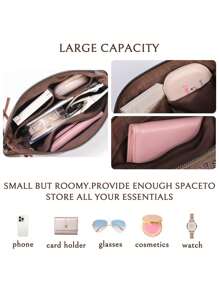 1 szt. Bohemian damska mała torba na ramię typu crossbody, torba weekendowa. Western Wallet Fashion Leisure Bag, grawerowana torba z PU. Nadaje się na imprezy i dojazdy do pracy, doskonały prezent