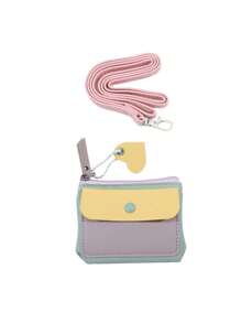 1PC Love Multi Functional Bag Handheld Bag Key Bag Handheld Wallet Pink Gifts For Women Wallet Mini Wallet Purse Wallet Coin Wallet - Multicolor - View 13