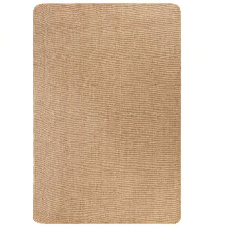 Natural Area Rug With Latex Backing 160x230 Cm -Friendly Design For Living Room Bedroom And Home Decor - Beige - View 1