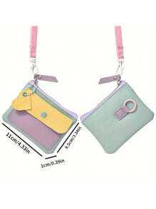 1PC Love Multi Functional Bag Handheld Bag Key Bag Handheld Wallet Pink Gifts For Women Wallet Mini Wallet Purse Wallet Coin Wallet - Multicolor - View 8
