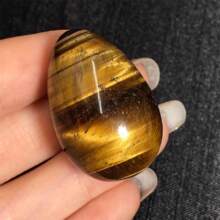 Worry Stones Egg Rock Crystal Gemstone Polished Mineral Rock Egg Stones Pocket Palm Chakra Eggs Crystal For Anxiety Relief Meditation Reiki Balancing Easter Decor Gifts Birthday Graduation - Multicolor - View 4