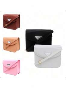Kit 5 Small Women's Shoulder Bags California Sb Fashion Bag - 彩色 - 查看 7