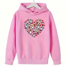 Pack Gnome Heart Design Heat Transfer Applique Patches, Dye-Sublimation Durable PVC, Washable Decorative Iron-On Patch For T-Shirts, Hoodies, Pillows & Backpacks - Multicolor - View 7