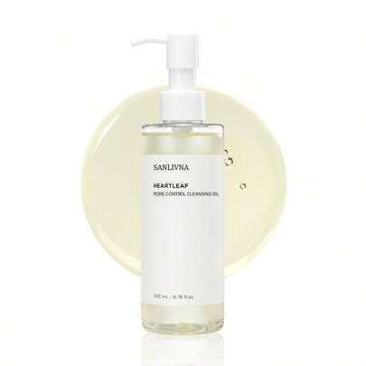 6.76 液盎司积雪草毛孔控油卸妆油，深层清洁保湿，韩国毛孔护理卸妆油，日常卸妆及黑头清洁护肤品