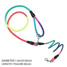 Hands-Free Versatile Dog Leash - 7.5ft Reflective, Stylish Geometric, Crossbody For Walking, Jogging